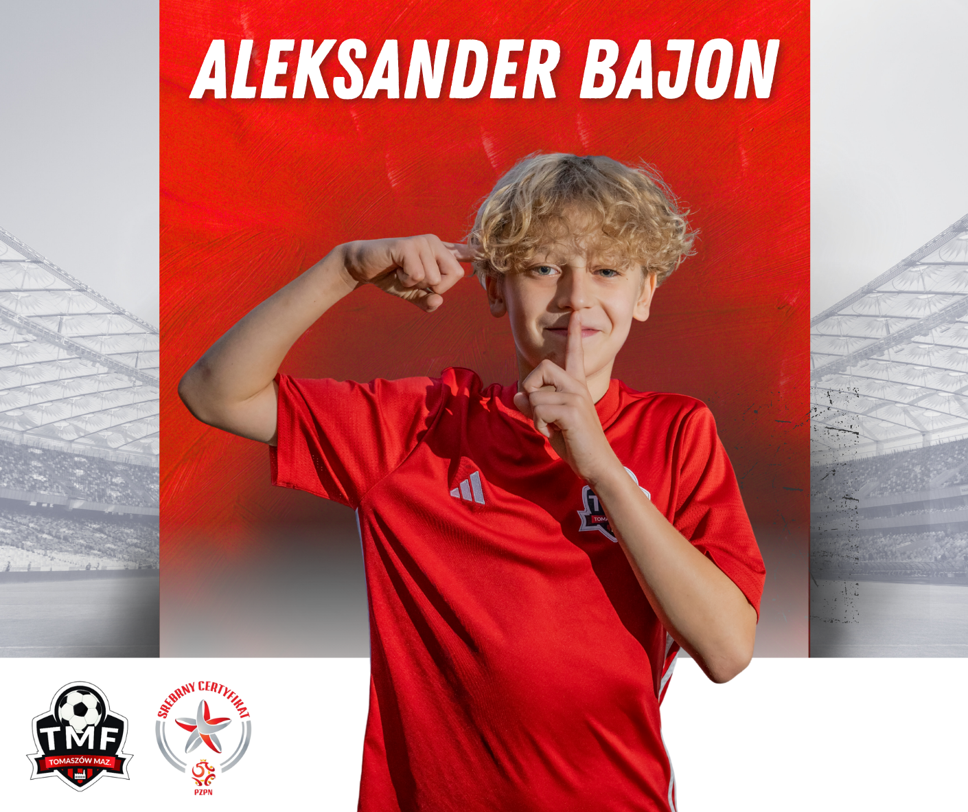 Powołanie Aleksandra Bajona na konsultację szkoleniową kadry ŁZPN U-13!